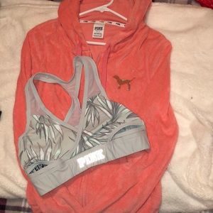 BUNDLE PINK sports bra & jacket
